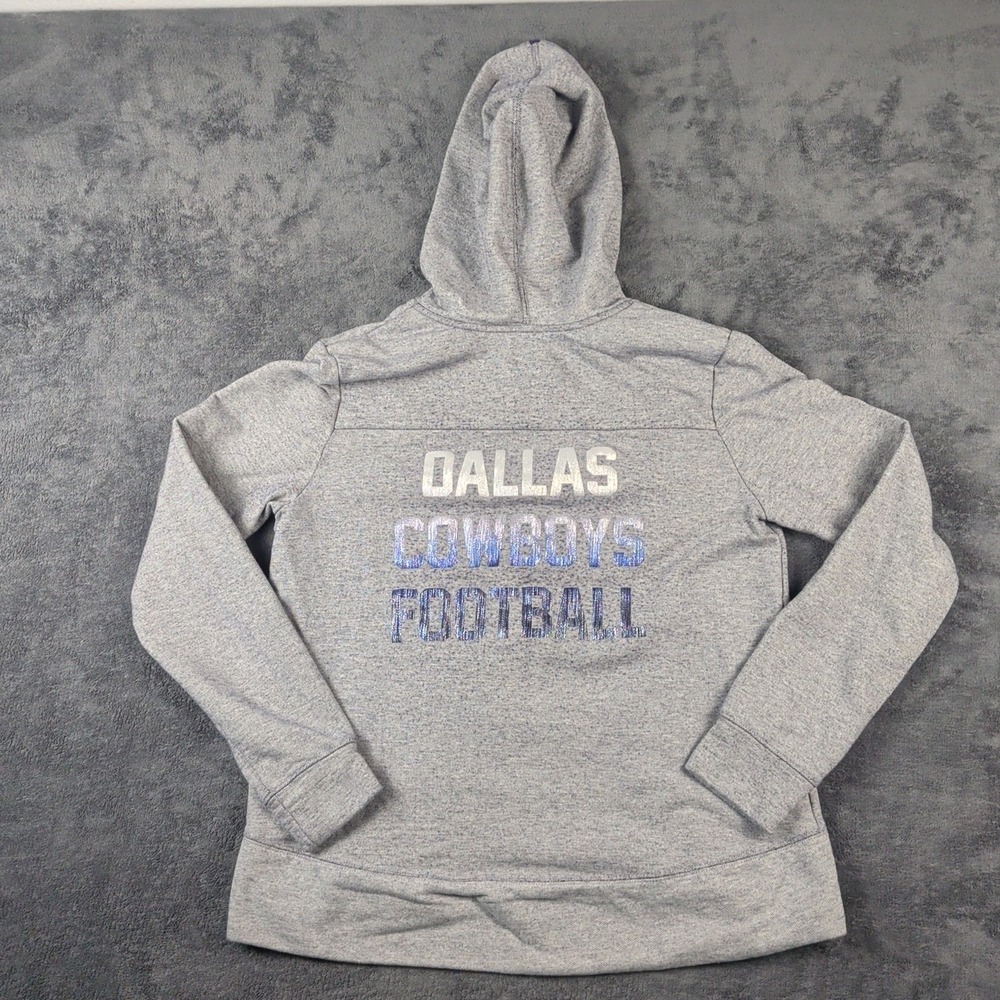 Dallas Cowboys Womans Her Style 1/2 Zip Pullover Sweatshirt Size L
